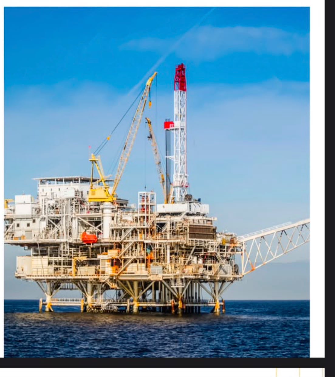 Offshore oil and gas production platform